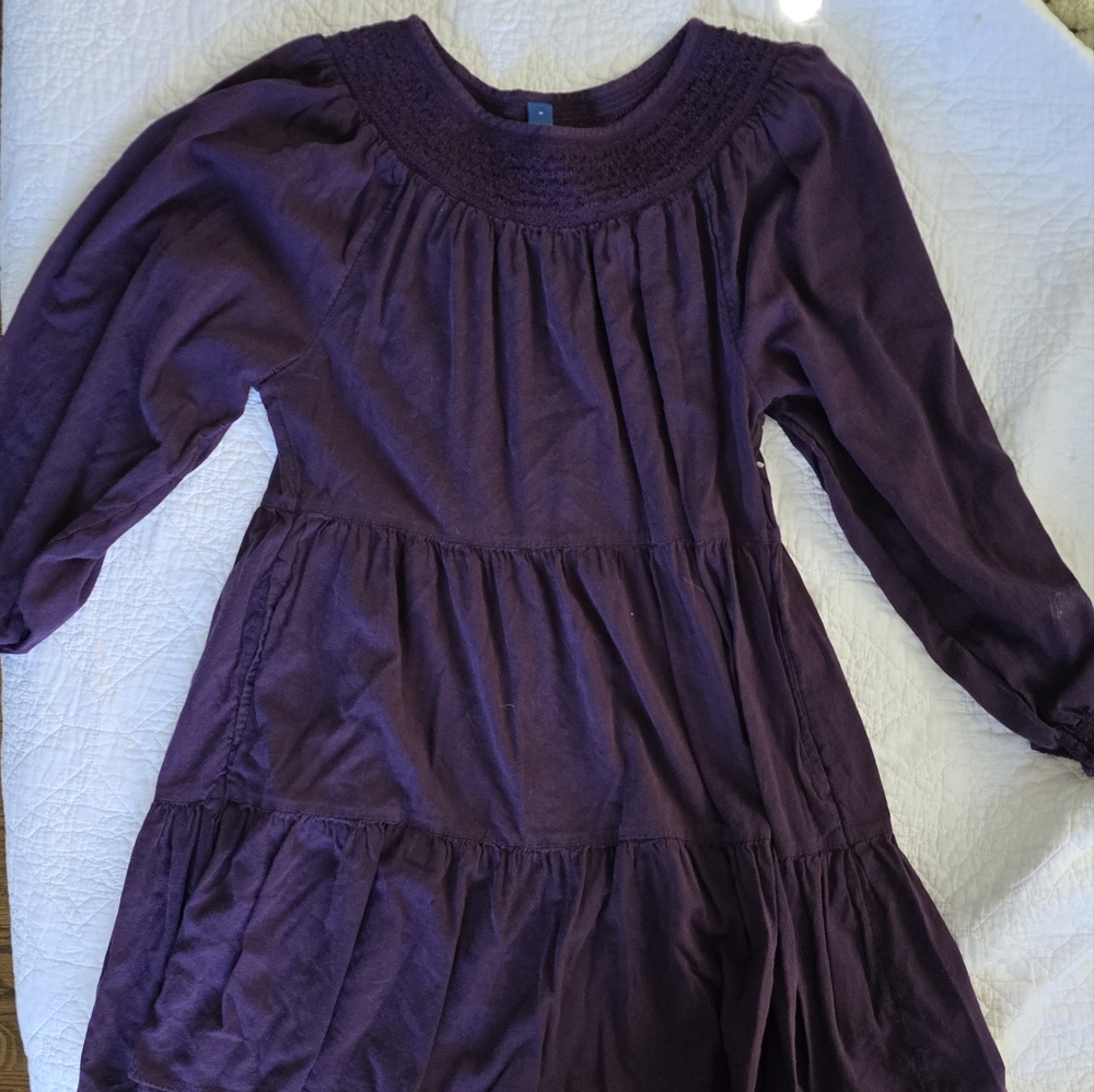 Old Navy Purple Long Sleeve Dress